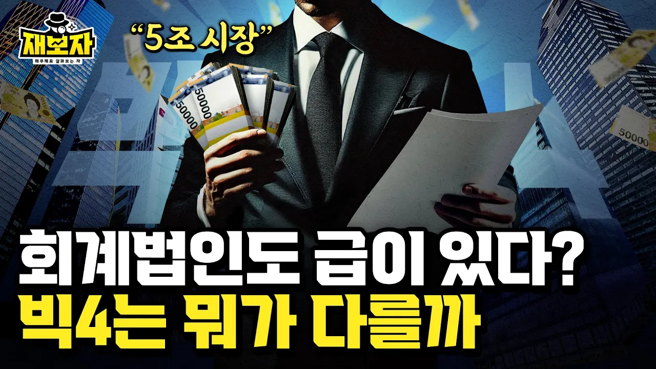 이렇게 좋은데 왜 떠날까? 회계사들이 빅4를 떠나 독립하는 진짜 이유 l AI 시대, 회계사도 위험한가? 회계법인의 미래는? ㅣ 재보자