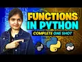 Functions in Python - Complete One Shot Live Class Recording