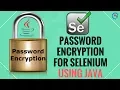 How to Enocde Password for Selenium using Java