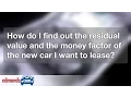 Finding the Residual Value of a Leased Car Car Leasing