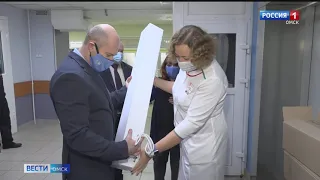 Омские профсоюзы продолжают помогать мед учреждениям