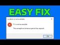 How To Fix The Semaphore Timeout Period Has Expired Error 0x80070079