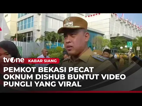 Petugas Dishub Bekasi Dipecat usai Video Dugaan Pungli Rp1,7 Juta