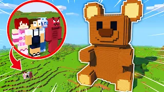 巨大なテディベアを登りきるまで終われません！【マインクラフト】
