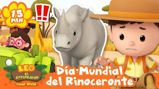 ¡Celebremos el Día Mundial del Rinoceronte con Leo, El Explorador | Animación - Familia