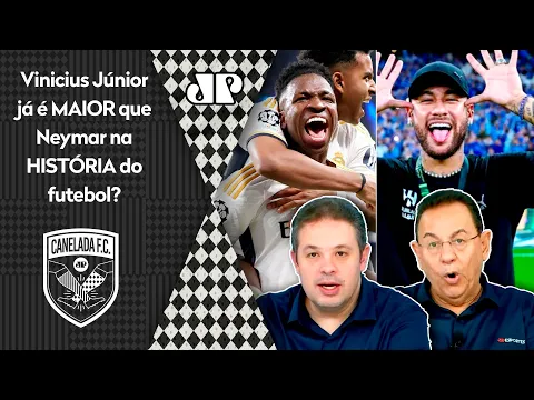 Download MP3 É UMA LOUCURA??? Vinicius Júnior JÁ PASSOU Neymar na HISTÓRIA do futebol? Real CAMPEÃO gera DEBATE!