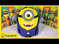 Download Lagu Giant Minions Play Doh Surprise Egg of Dracula Minion Stuart with Surprise Toys