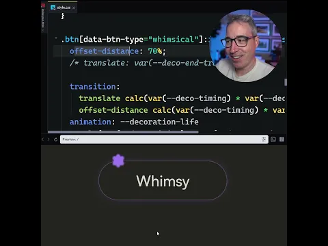 Animate along a border with this CSS property