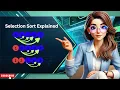 Selection Sort in Python Step-by-Step Explanation for Beginners DSA Telugu