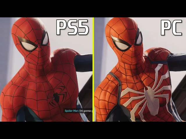 Marvel's Spider-Man PC vs PS5 Early Graphics Comparison