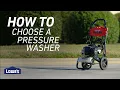 How To Choose a Pressure Washer
