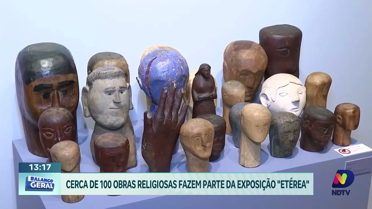 Exposição Etérea: uma jornada artística por 100 obras religiosas no Instituto Collaço Paulo