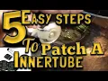 Five simple steps to patch a inner tube