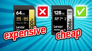 Are you using the wrong SD-card for your camera Watch before you buy