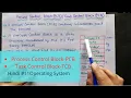 What are Process Control Block PCB and Task Control Block TCB Hindi Operating system tutorial-11
