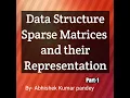 Sparse Matrices and their Representation Part-01 Data Structures