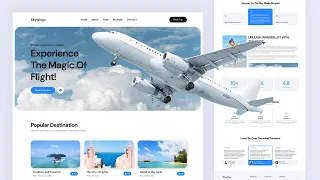 Create A Responsive Tour Travel Website Design Using HTML CSS JAVASCRIPT Step By Step Tutorial