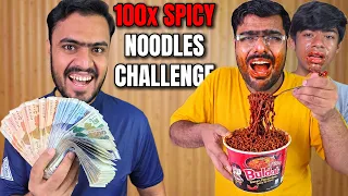 100x Spicy Noodle Eating Challenge 🥵🥵