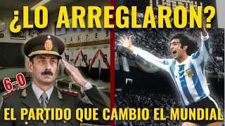 6-0 El partido mas sospechoso de la historia del futbol Argentina vs Peru 1978