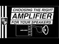 A SIMPLE Rule For Choosing An Amplifier Ohms Watts More