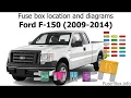 Fuse box location and diagrams Ford F-150 2009-2014