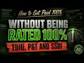 TDIU P T SSDI Explained How 100 VA Pay Actually Works