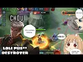 Download Lagu ONII - CHAN , BAKA , HENTA* | RIVER FLOWS IN YOU | CHOU MONTAGE | MLBB