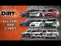 DIRT 4: All cars and livery [100% Carrer]