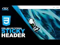 How to Make STICKY HEADER in HTML CSS and JavaScript