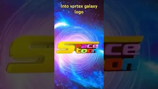 SpaceToon 3D Logo Text Vortex Galaxy Design By Me 