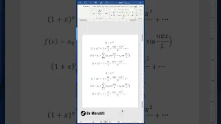خاصية رائعة تسهل عليك كتابة المعادلات الرياضية في برنامج وورد  خاصية رائعة تسهل عليك كتابة المعادلات الرياضية في برنامج وورد