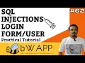 bWAPP SQL Injection Login Form bWAPP SQL Injection Solution Cyber World Hindi