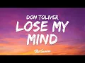 Download Lagu Don Toliver \u0026 Doja Cat - Lose My Mind (Lyrics)