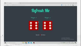Build a Dice Game with HTML CSS and JavaScript Rahul Kardile