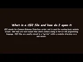 What is a CGI file and how do I open it