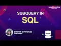 Subquery in SQL MySQL Tutorial For Beginner Great Learning