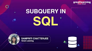 Subquery in SQL MySQL Tutorial For Beginner Great Learning