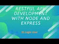 32 Login user REST API Development with Node js and Express