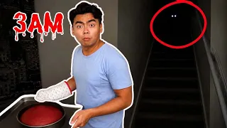 The camera caught something behind me while I was baking!