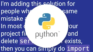Python AttributeError module object has no attribute Serial