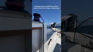 We had a relatively easy rounding of Pt. Sur this past year! #ourladydefiant #liveaboard