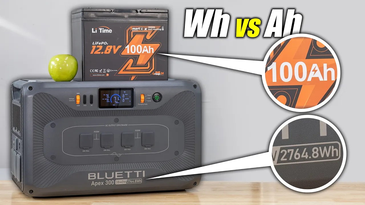 Watt Hours vs Amp Hours Explained! - What's The Difference?