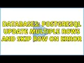 Databases Postgresql update multiple rows and skip row on error