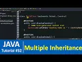 Java Tutorial - Multiple Inheritance in Java Programming Examples