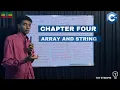C Chapter Four Array And String