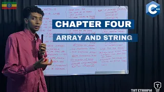 C Chapter Four Array And String