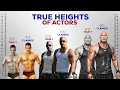 True Heights of Actors