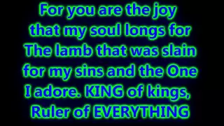 hosanna kirk franklin lyrics on screen