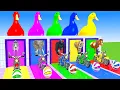 Download Lagu Best Long Slide Game With Elephant Zebra Gorilla Tiger Hippopotamus 3d Animal Game Funny 3d Animals