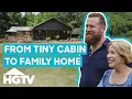 Download Lagu Ben and Erin TRANSFORM Small, Secluded Cabin Into Functional Family Home! | Home Town